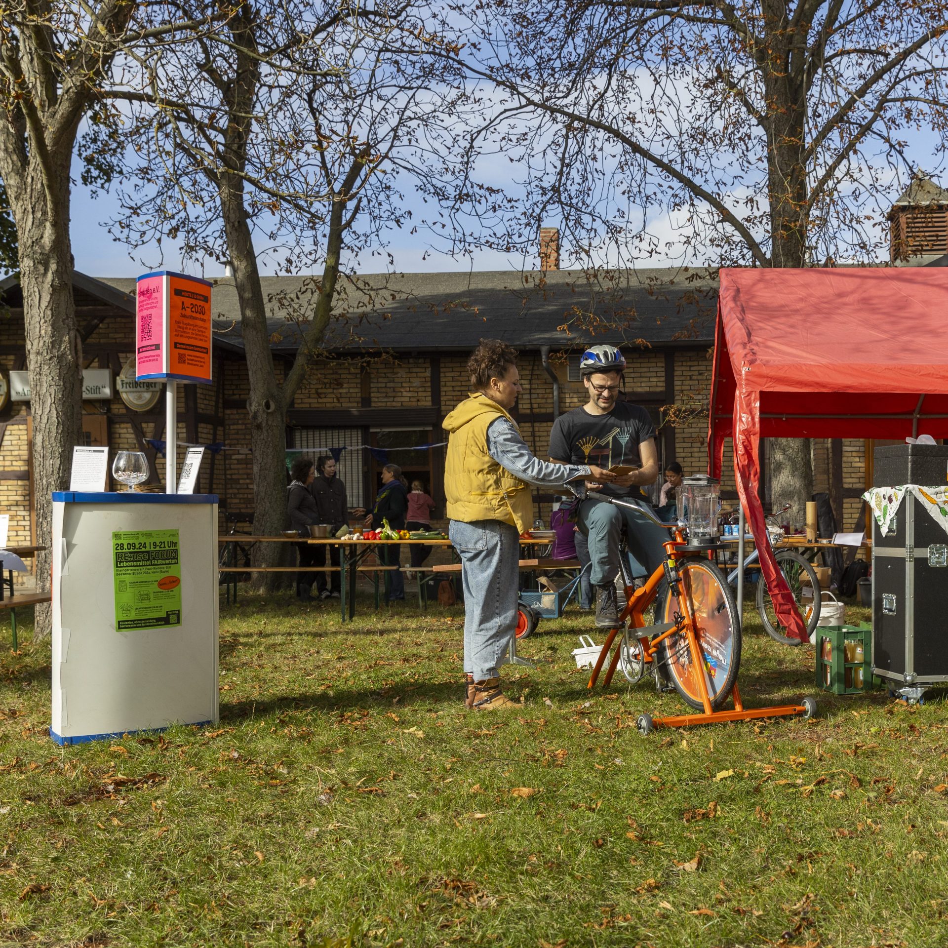 ReUse Forum in Kleingartenanlage